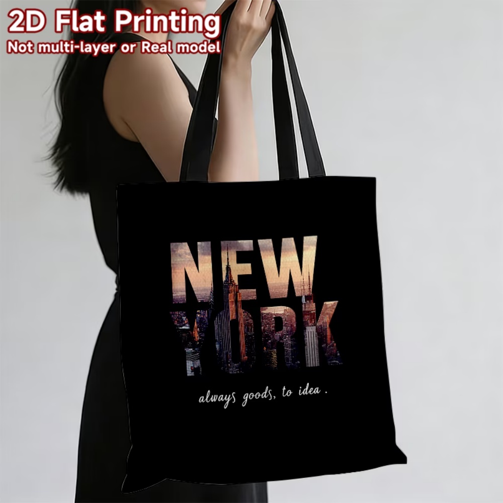 Travel Accessories New York - 1 Reusable, Stylish and Elegant Handbag,