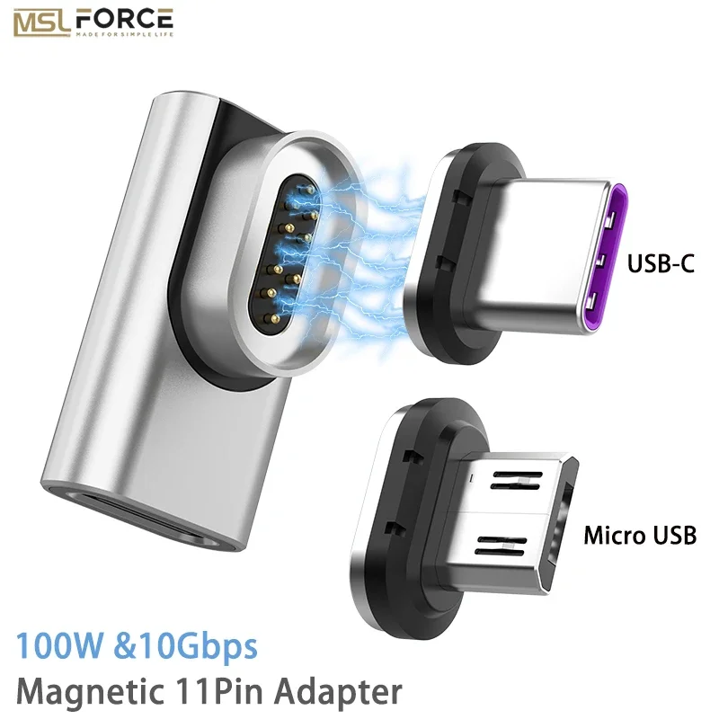 Cable Lock Combination - Magnetic Cable Plug Tips Micro USB