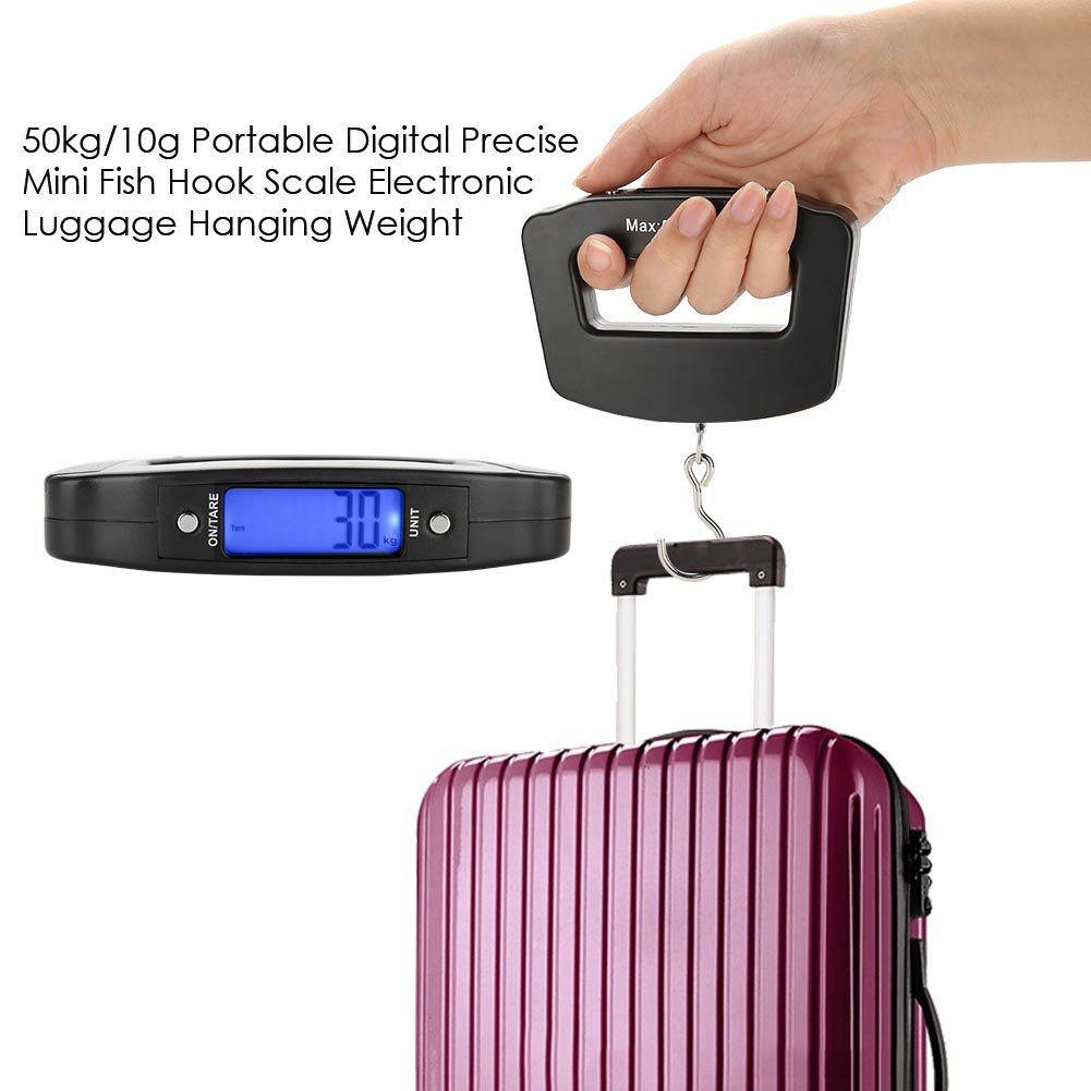 Luggage Scale Hanging - 50kg Digital Fishing Scale Hanging Hook