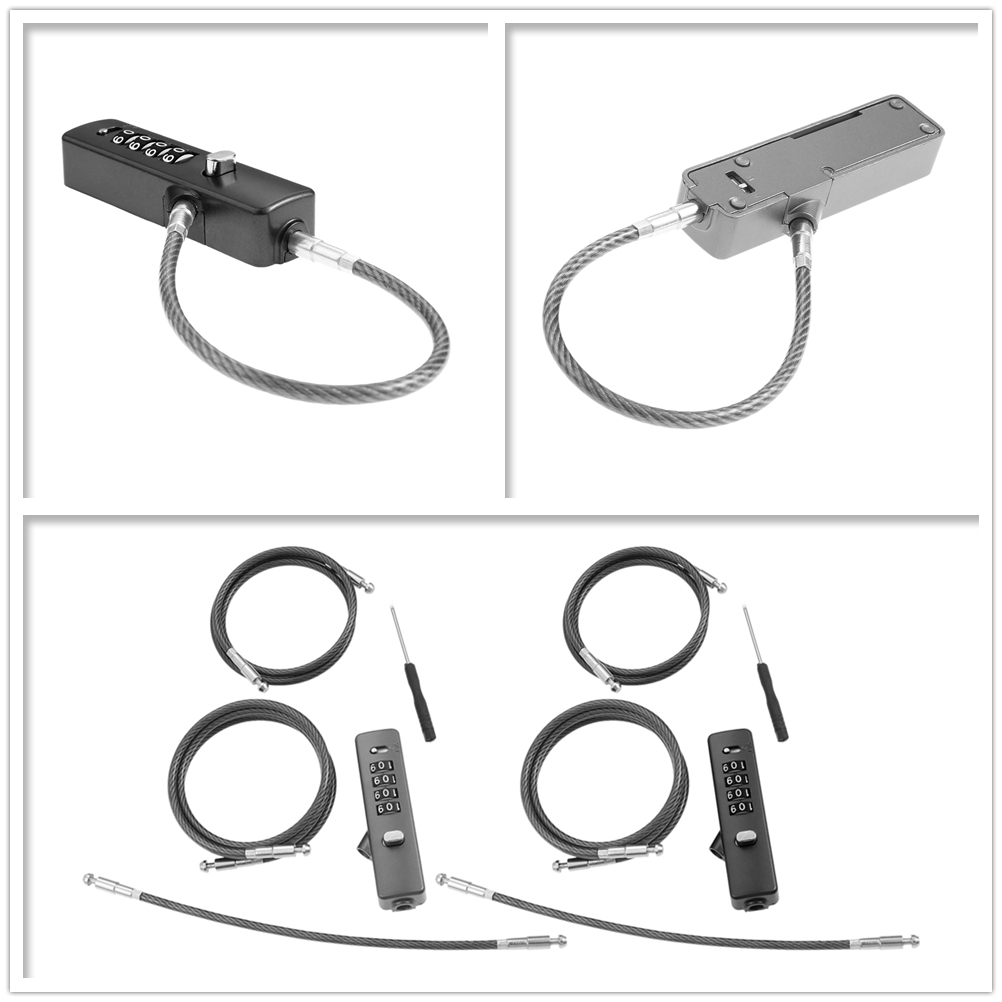 Cable Lock Combination - 1set 4-Digit Cable Combination Lock with