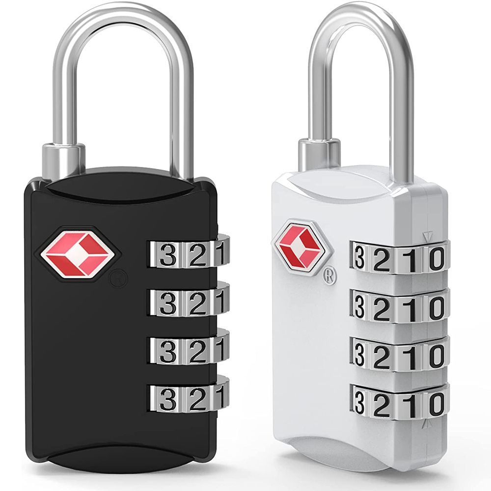 Cable Lock Combination - Waterproof Small Padlock Portable Customs Code