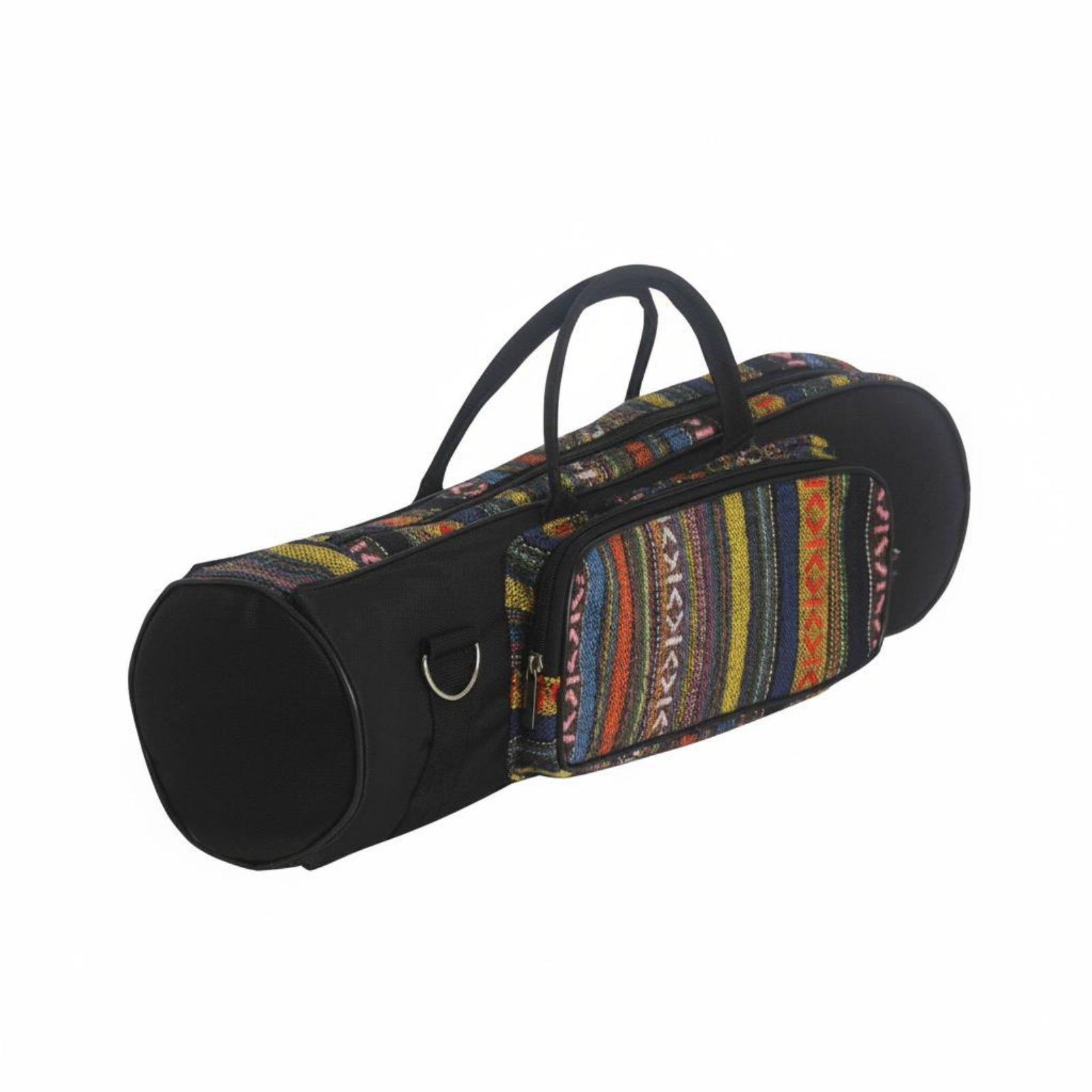 Travel Accessories Organizer Case - Small Storage Pouch Double Zipper Trumpet