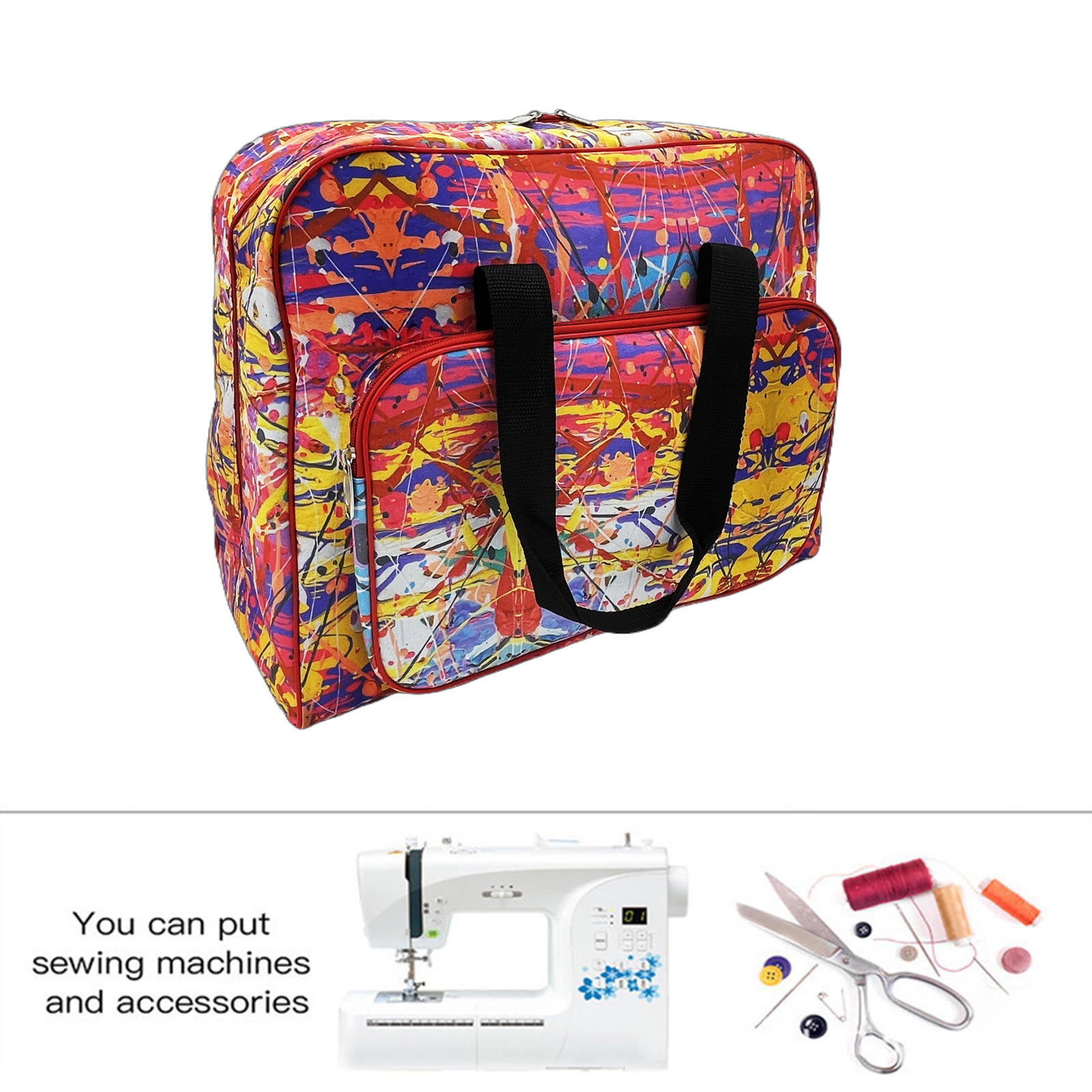 Travel Accessories Organizer Case - Sewing Machine Carrying Case, Sewing Accessories