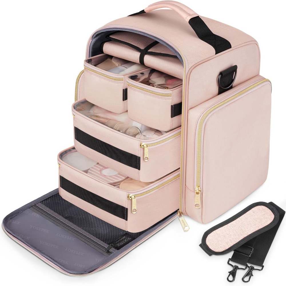 Travel Accessories Jewelry - Large Travel Cosmetic Organizer Bag with
