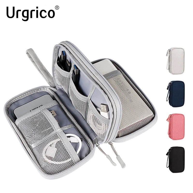 Travel Accessories Organizer Case - Multifunctional Makeup Bag Cable Earphone Accessories
