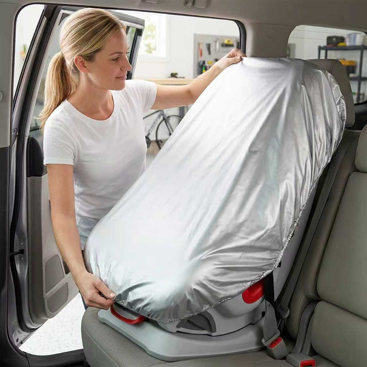 Travel Accessories For 1 Year Old - 1PC Silver Baby Car Seat Sun