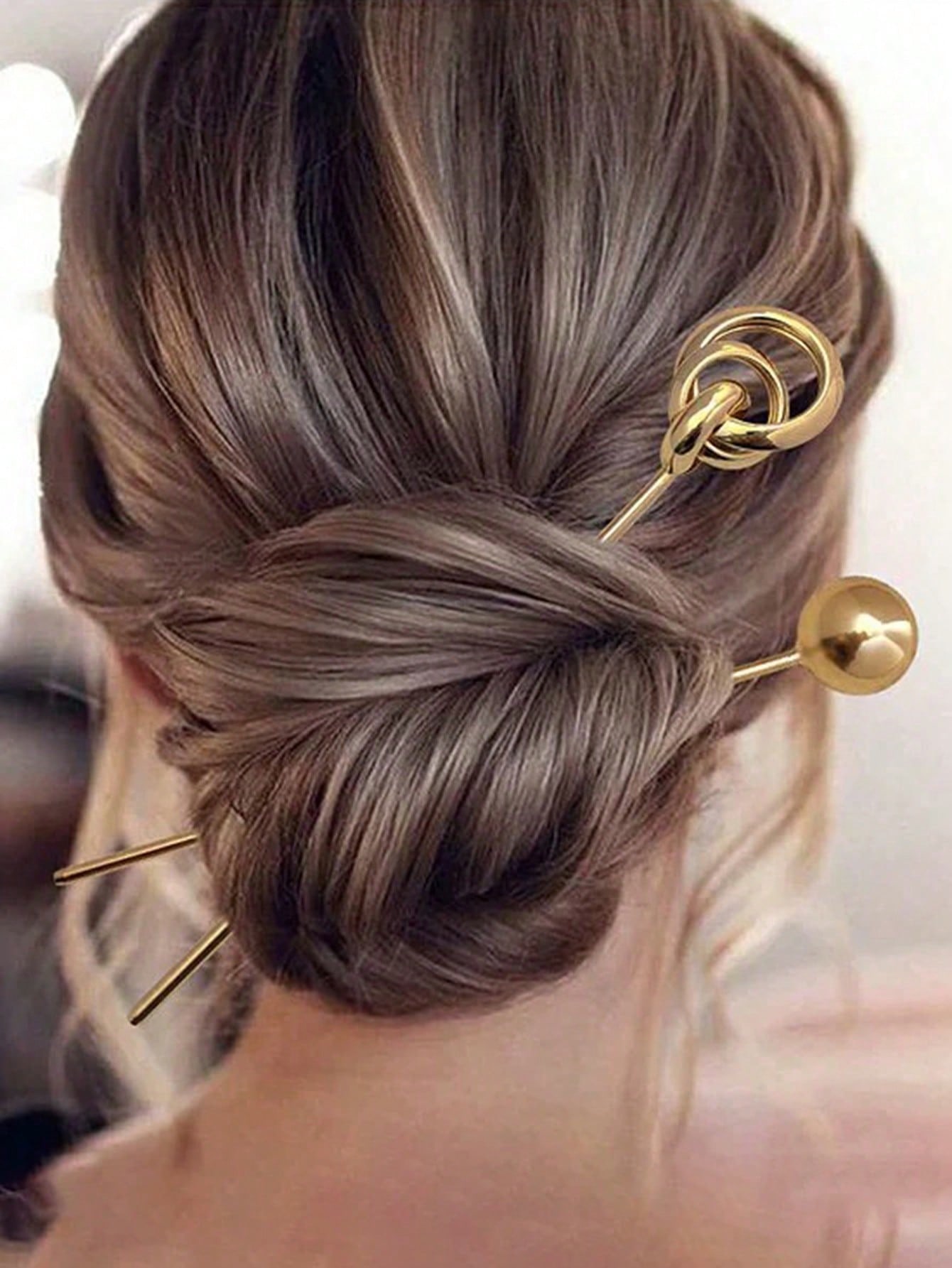 2pcs simple metal hairpin Hair - đánh giá và giá Travel Accessories Bunnings