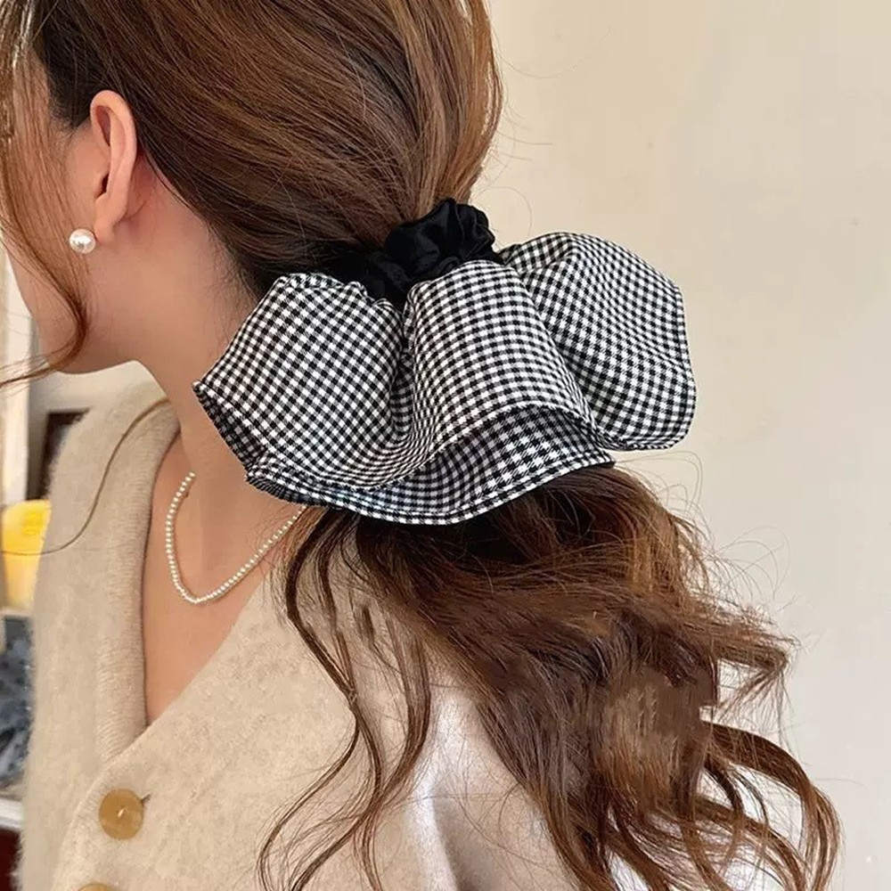 Extra Large Plaid Hair Ties El - đánh giá và giá Travel Accessories New