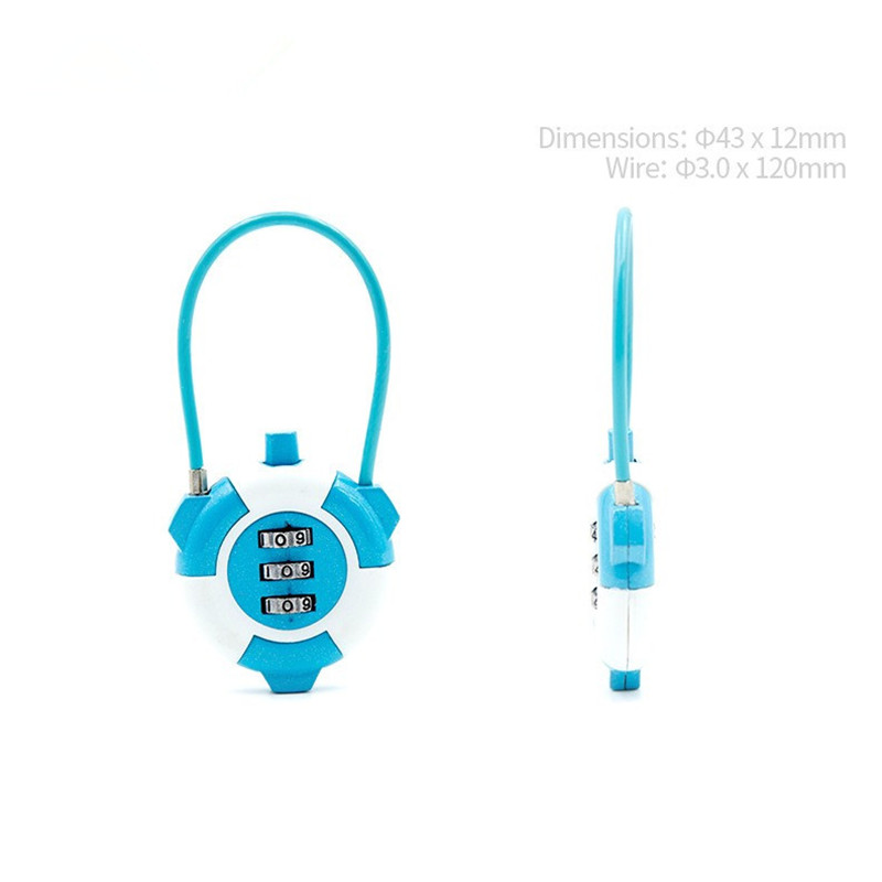3 Digit Combination Cable Lock - đánh giá và giá Cable Lock Combination