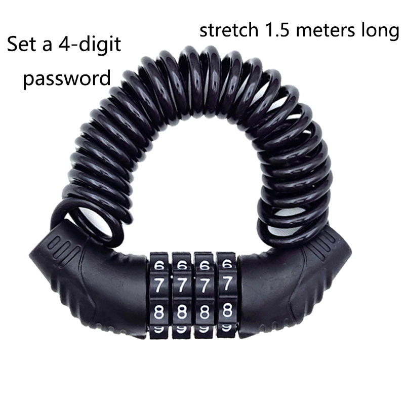 Portable Password Wire Anti-Th - đánh giá và giá Cable Lock Combination