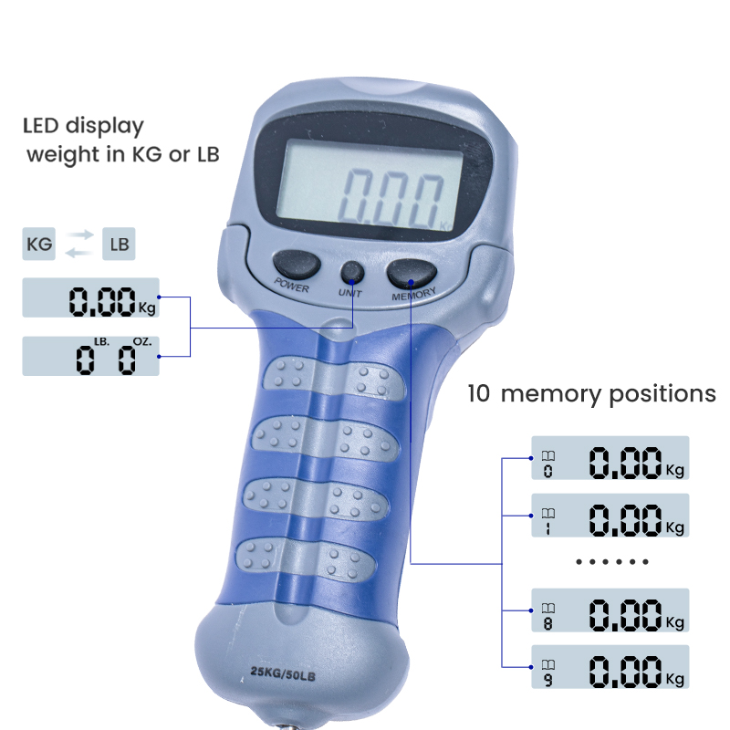 Digital Weight Scales 25kg Ele - đánh giá và giá Luggage Scale Hanging