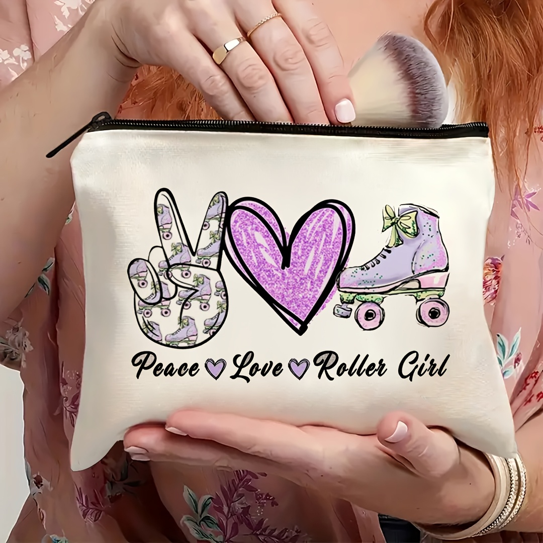 1Pc Peace, Love & Roller Skati - đánh giá và giá Travel Accessories For Girls