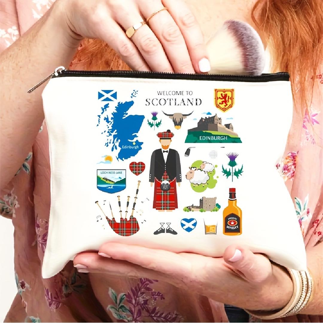 A Scotland themed makeup bag - - đánh giá và giá Travel Accessories Jewelry