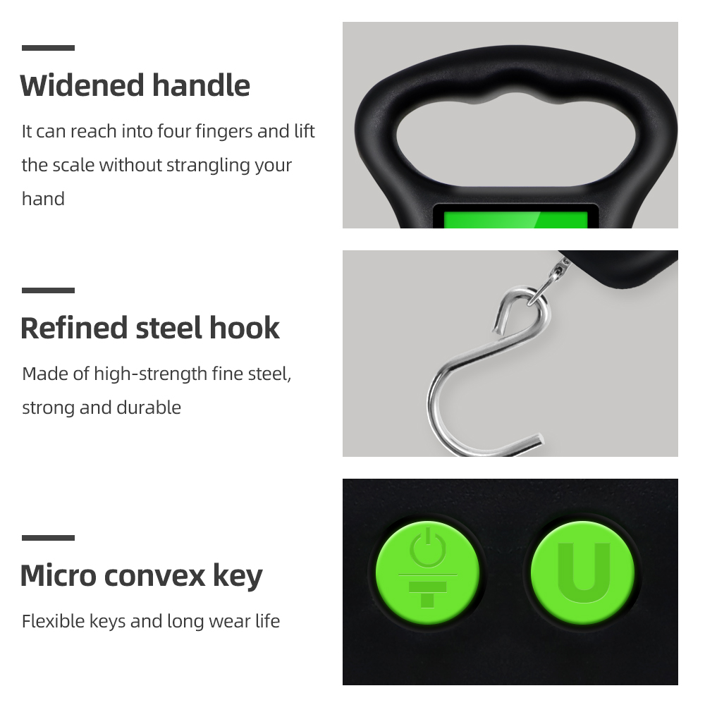 50Kg X 10G Điện Tử Treo Cân  - đánh giá và giá Luggage Scale Hanging