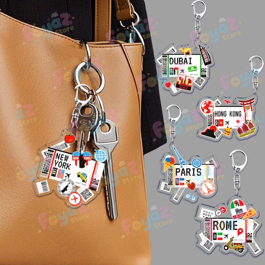 Retro Traveling Plane Keychain - đánh giá và giá Travel Accessories New York