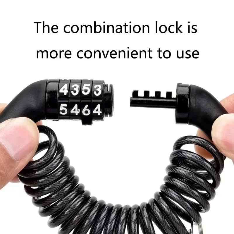 Motorcycle Bicycle Anti-Theft  - đánh giá và giá Cable Lock Combination