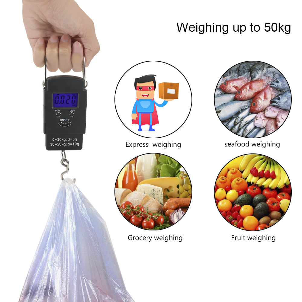 Portable 50Kg/110lb Hanging Di - đánh giá và giá Luggage Scale Hanging
