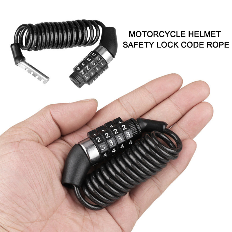 Motorcycle Bicycle Anti-Theft  - đánh giá và giá Cable Lock Combination