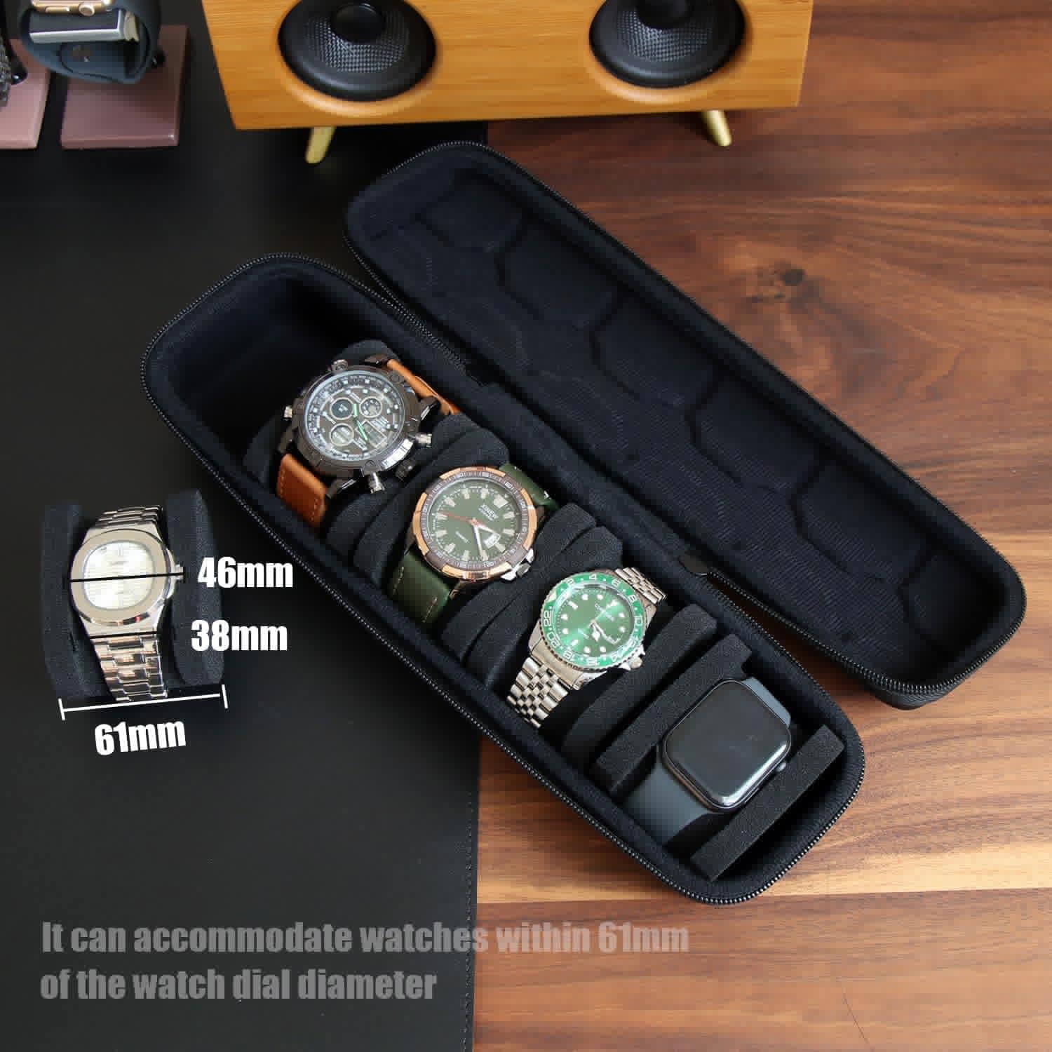 Watch Box Organizer For Men or - đánh giá và giá Travel Accessories Organizer Case
