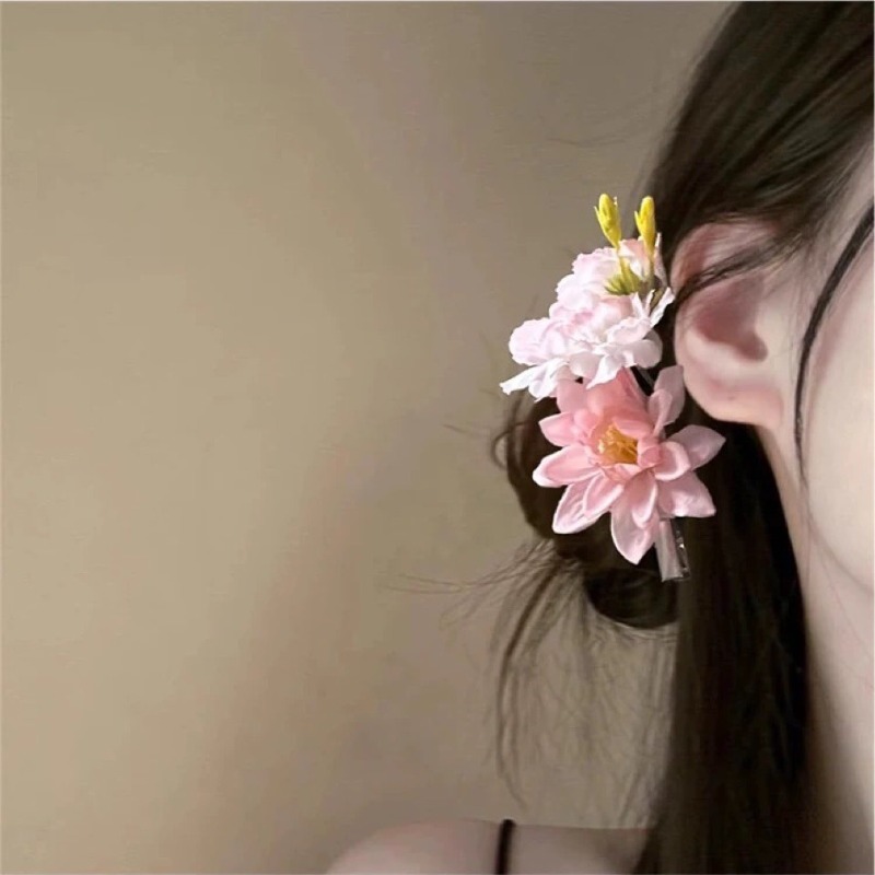 Pink Blue Flower Hair Clip New - đánh giá và giá Travel Accessories Bunnings