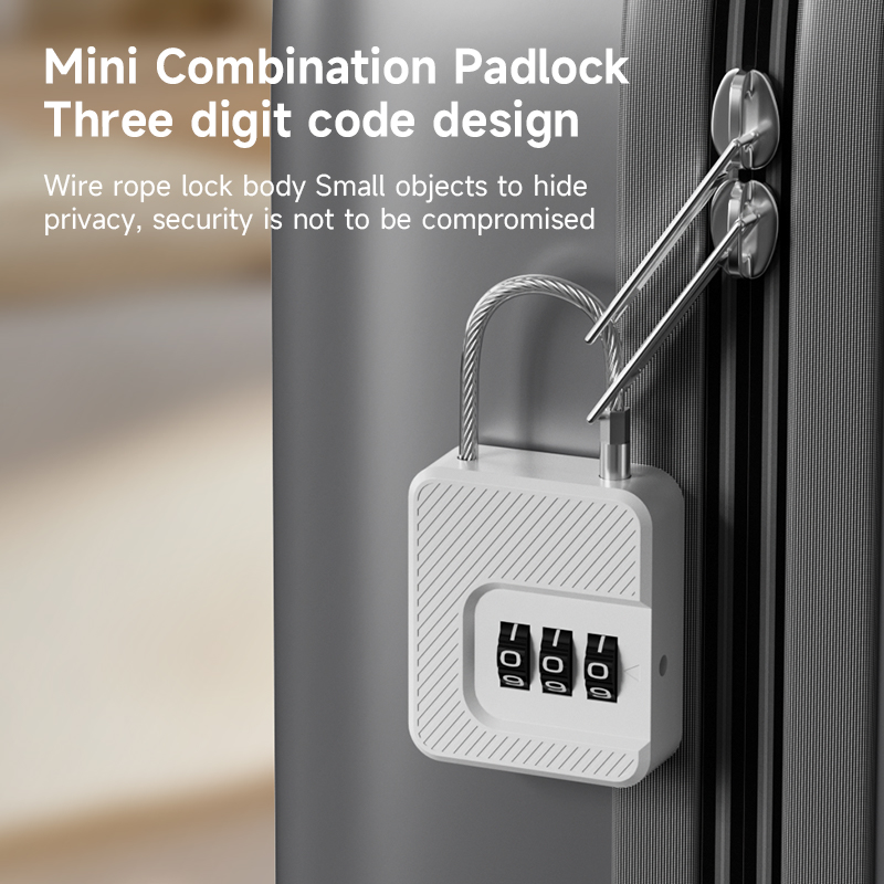 Mini 3 Digit Steel Cable Combi - đánh giá và giá Cable Lock Combination