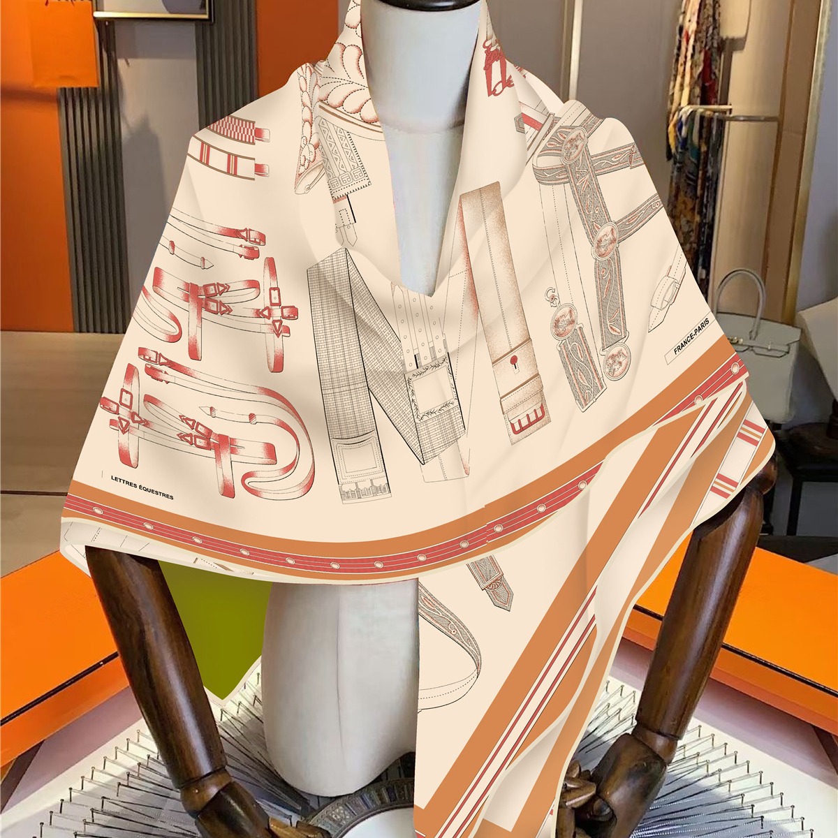 Faux Silk Wool Warm Scarf Wome - đánh giá và giá Travel Accessories Gifts For Women