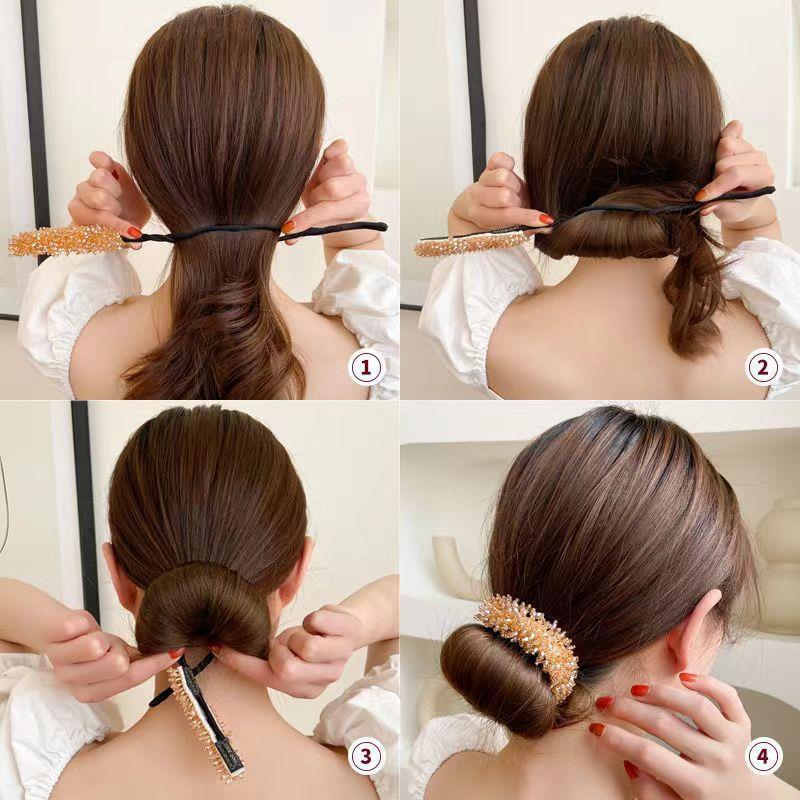 7pcs Crystal Hair Bun Maker Tw - đánh giá và giá Travel Accessories Bunnings
