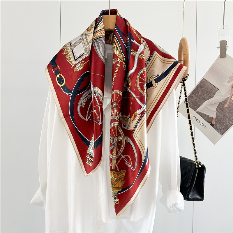 12MM Soft Silk Scarf Women 90C - đánh giá và giá Travel Accessories Gifts For Women
