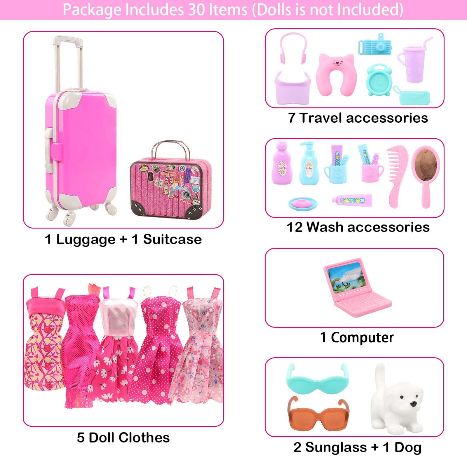 BARWA 32 Món Du Lịch Đồ Phụ Ki - đánh giá và giá Travel Accessories Europe