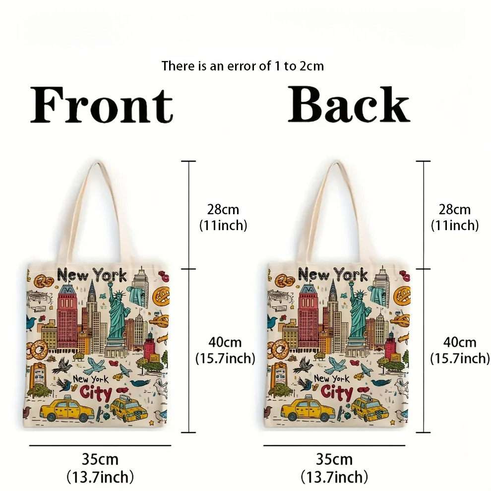 New York City Canvas Tote Bag  - đánh giá và giá Travel Accessories New York