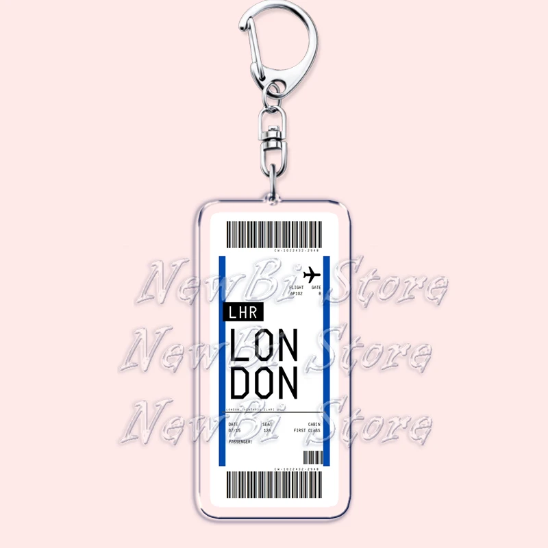 Plane Ticket Boarding Pass Key - đánh giá và giá Travel Accessories New York