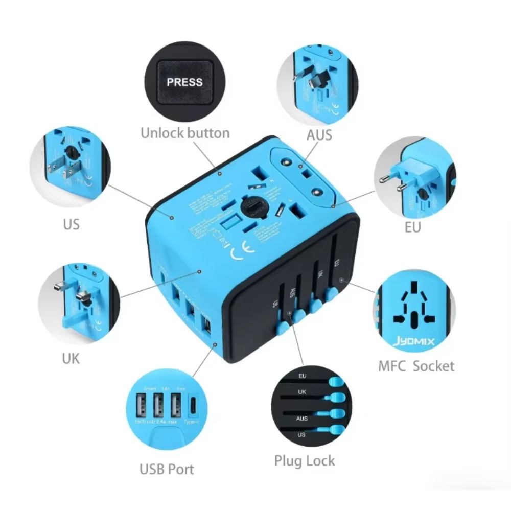 Universal Travel Adapter with  - đánh giá và giá Travel Accessories Europe
