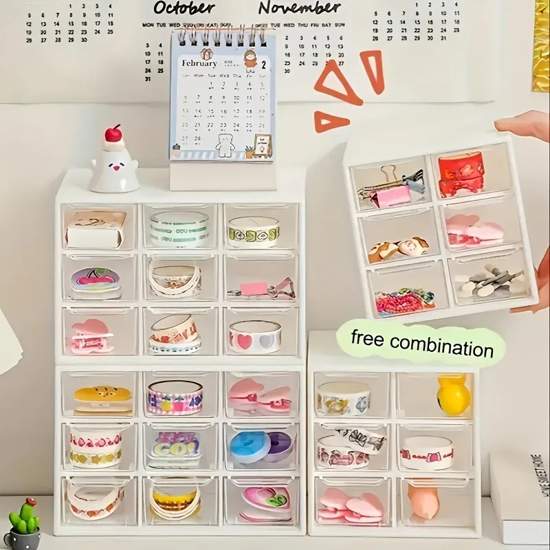 1pc Dustproof Multi-Grid Deskt - đánh giá và giá Travel Accessories Jewelry