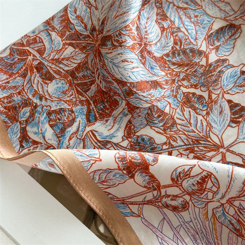 Soft Silk Scarf Women Square B - đánh giá và giá Travel Accessories Gifts For Women