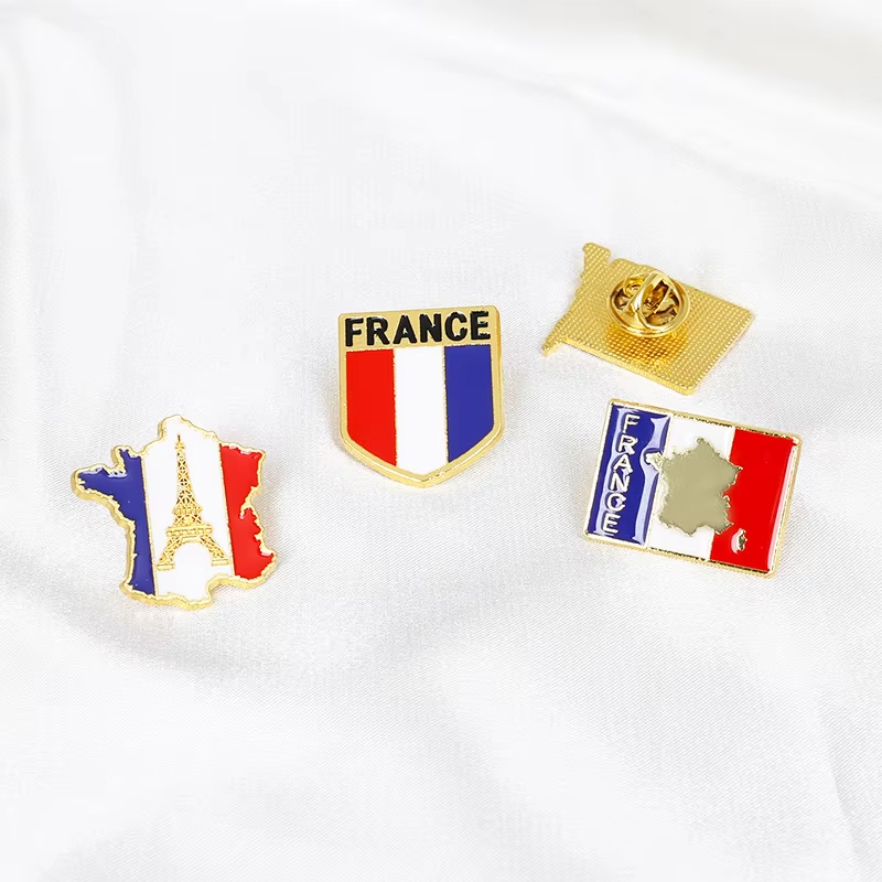 France Flag Enamel Pins Eiffel - đánh giá và giá Travel Accessories Jewelry