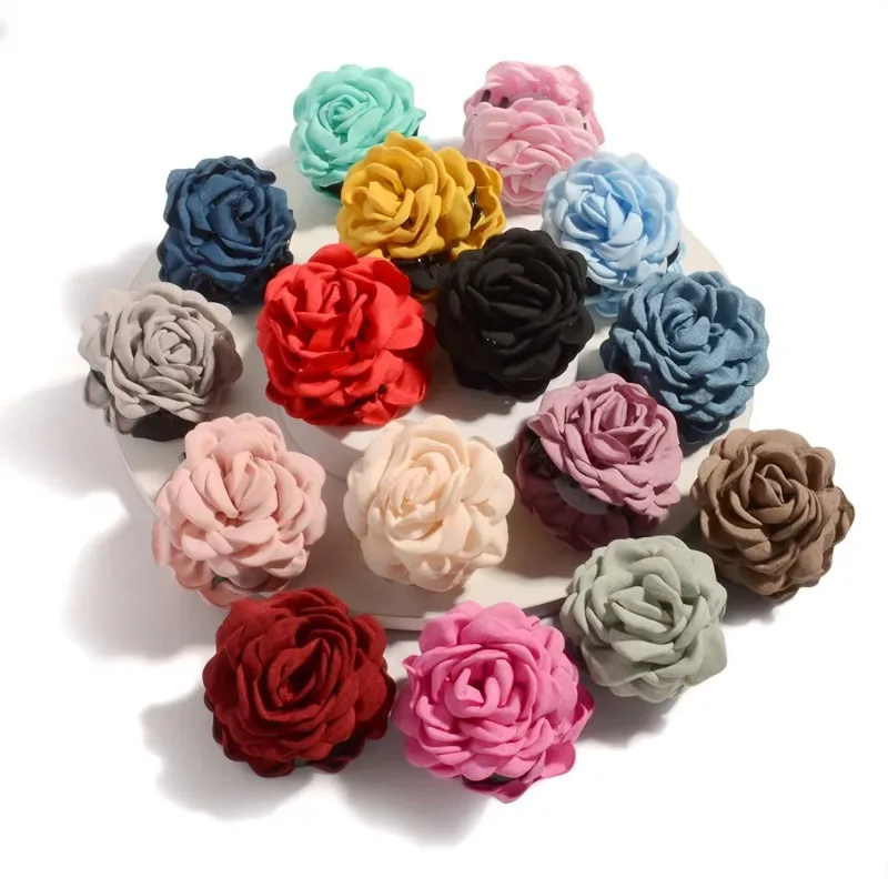 French Fabric Rose Flower Hair - đánh giá và giá Travel Accessories For Girls
