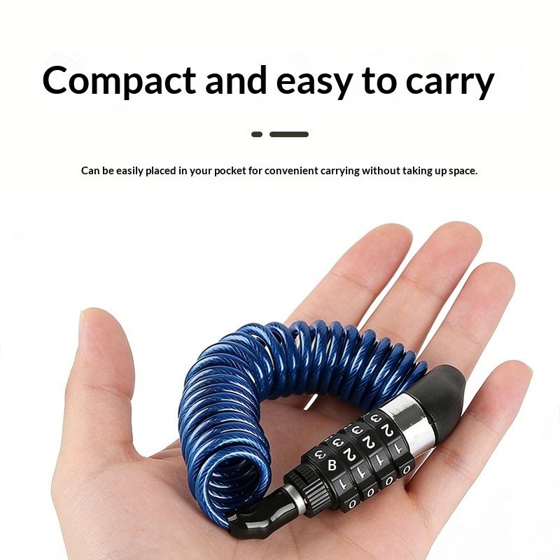 Motorcycle Helmet Lock Cable 4 - đánh giá và giá Cable Lock Combination