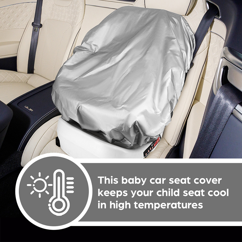 1PC Silver  Baby Car Seat Sun  - đánh giá và giá Travel Accessories For 1 Year Old