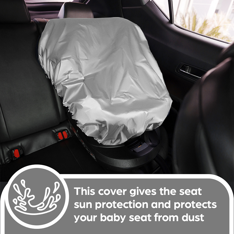1PC Silver  Baby Car Seat Sun  - đánh giá và giá Travel Accessories For 1 Year Old