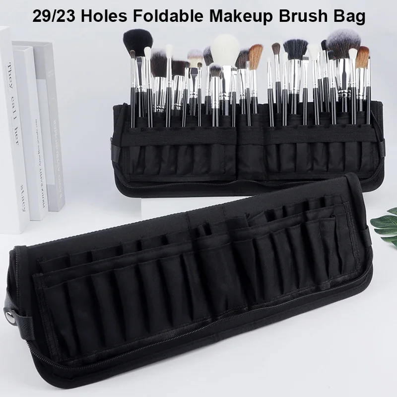 29/23 Holes Foldable Makeup Br - đánh giá và giá Travel Accessories Organizer Case