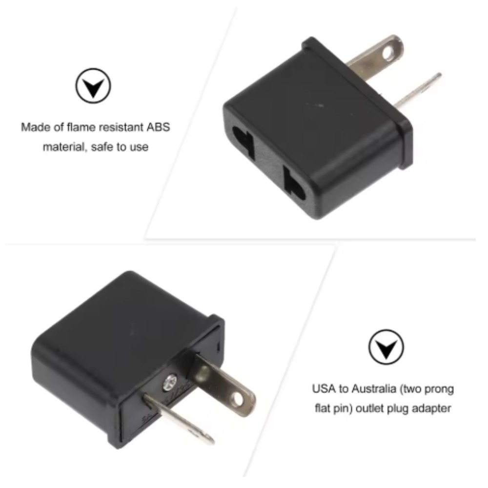 EU to US/AU Plug Adapter - Eur - đánh giá và giá Travel Accessories Europe